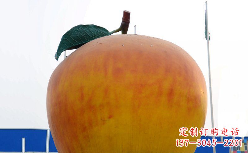 南京不锈钢苹果雕塑浓缩艺术精髓