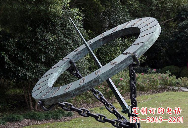 南京不锈钢日晷雕塑精致的艺术符号
