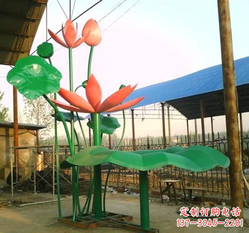 南京不锈钢荷花公园雕塑