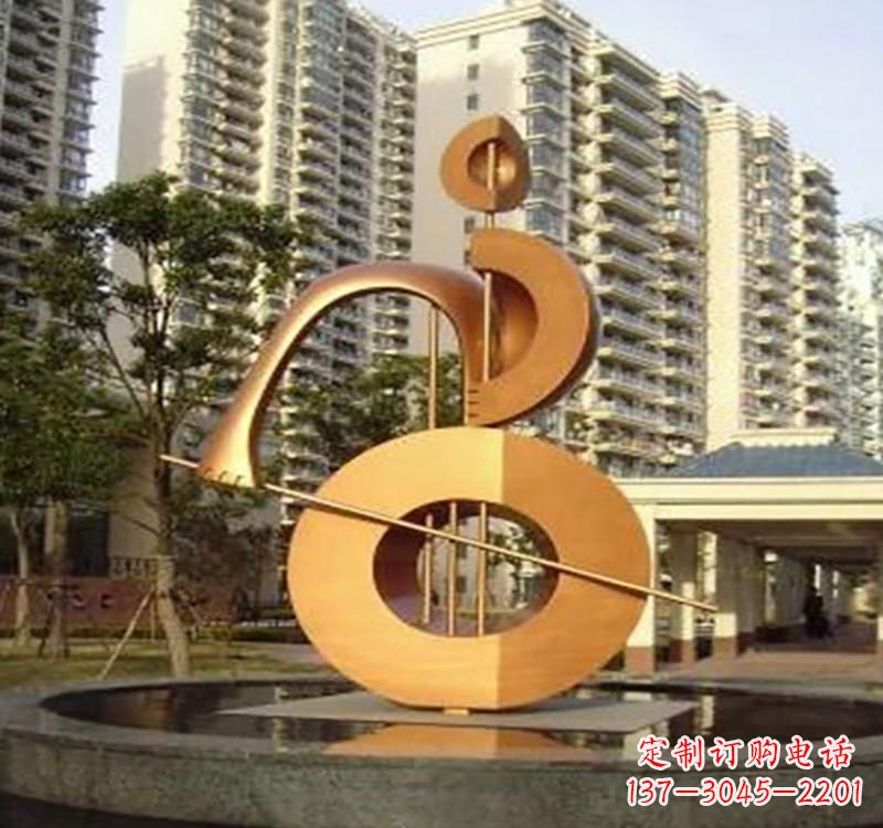 南京不锈钢葫芦乐器雕塑精致的艺术瑰宝