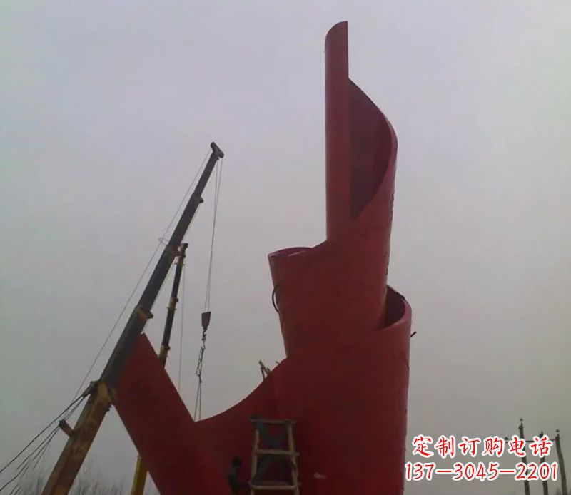 南京不锈钢火炬雕塑点燃社会进步的火炬
