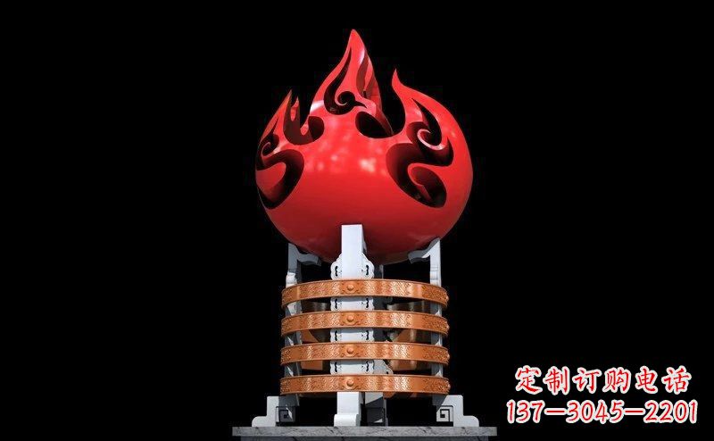 南京不锈钢火炬广场雕塑