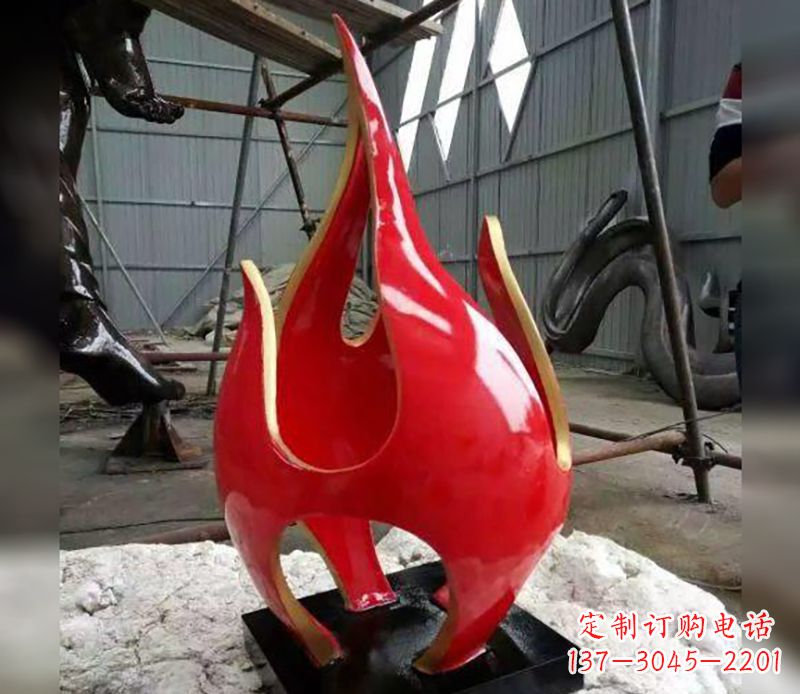南京不锈钢火龙果雕塑传承传统文化的艺术品