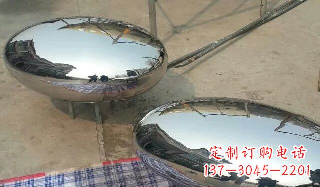 南京不锈钢鸡蛋雕塑精美的艺术作品