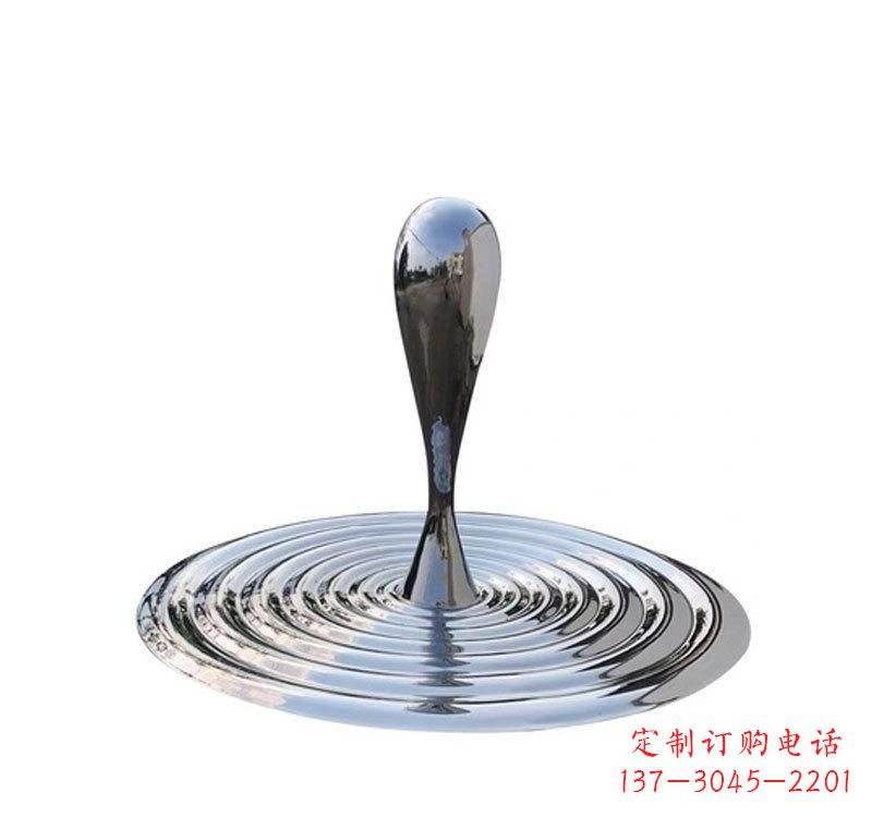 南京不锈钢景区水滴雕塑精美绝伦