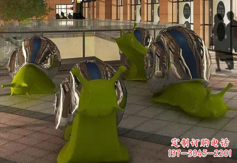 南京不锈钢蜗牛雕塑融合现代技术与传统艺术