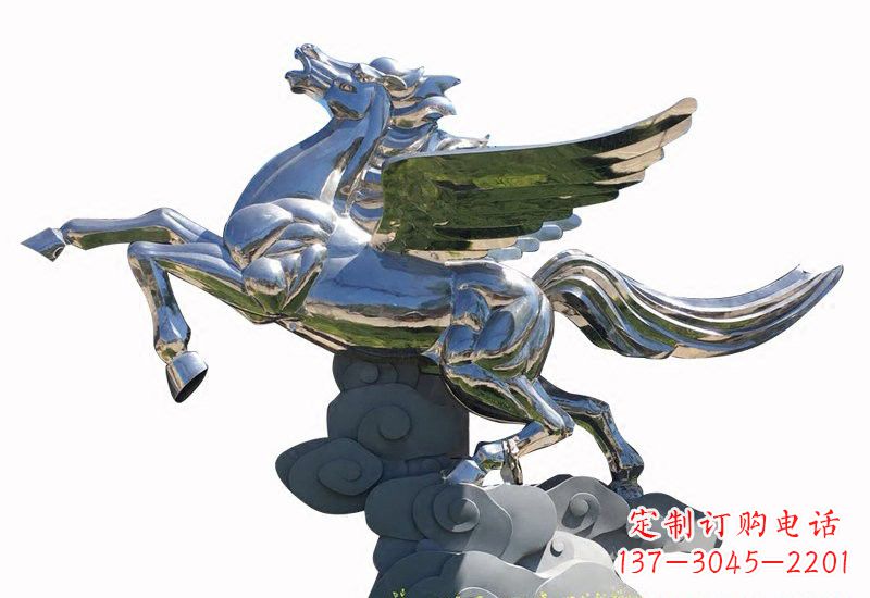 南京不锈钢马雕塑把美丽的艺术带入家庭
