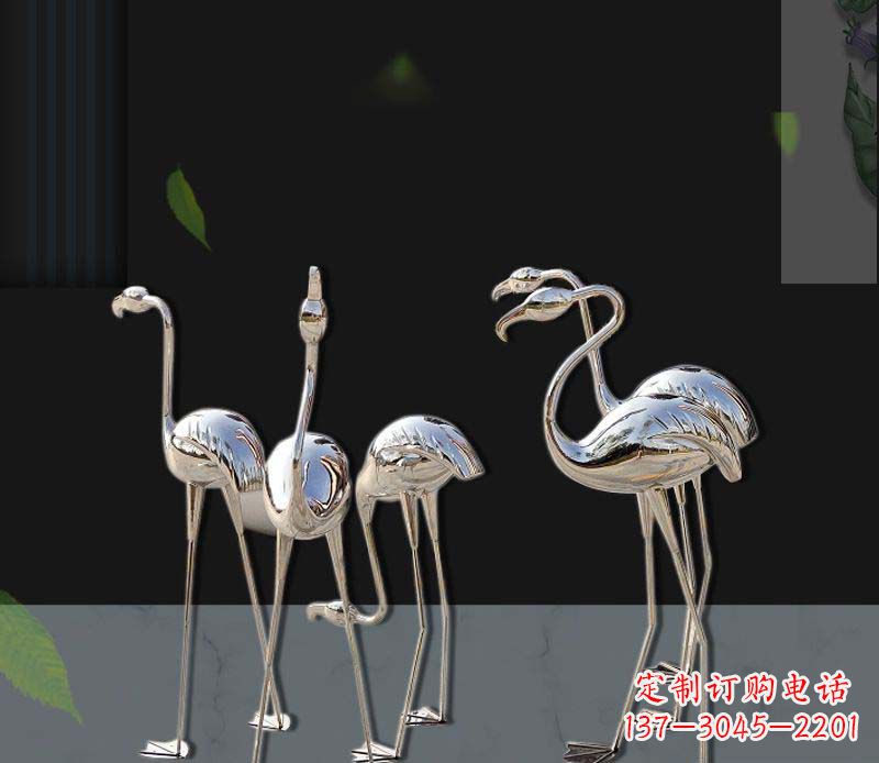 南京非凡之美不锈钢火烈鸟雕塑