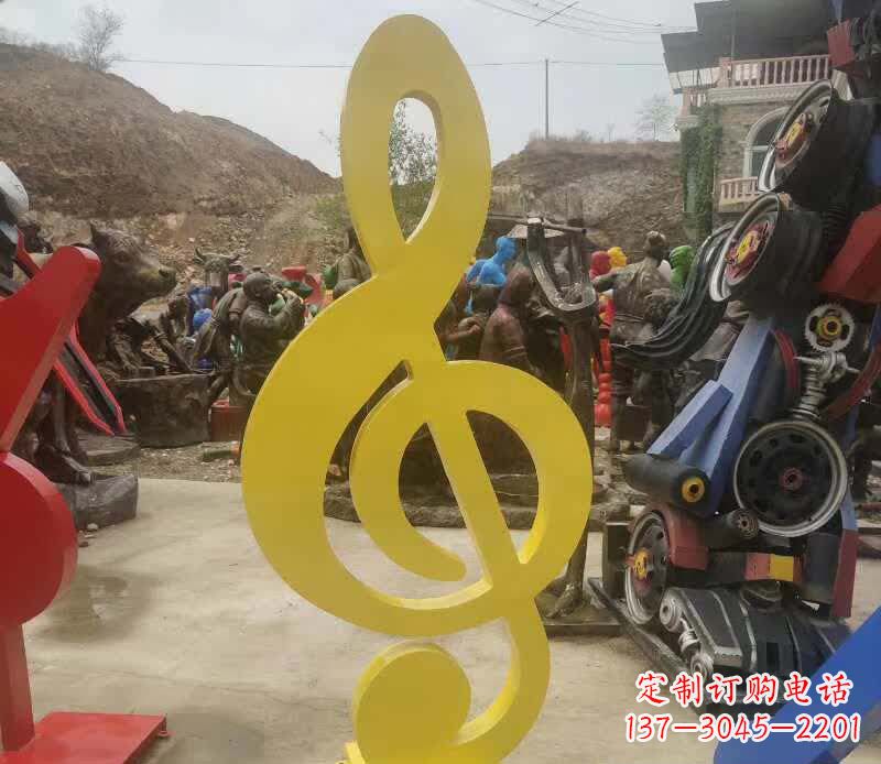 南京不锈钢音符雕塑美丽而持久的艺术