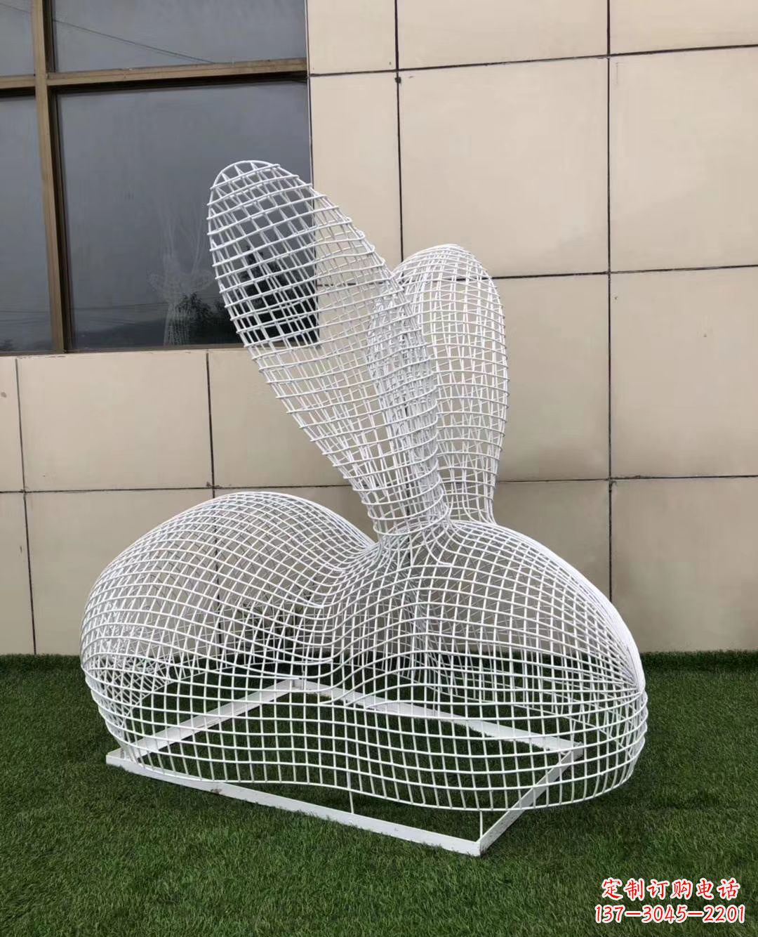 南京不锈钢镂空动物雕塑精致美观的艺术品
