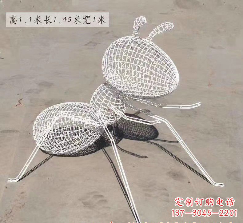 南京不锈钢镂空蚂蚁雕塑