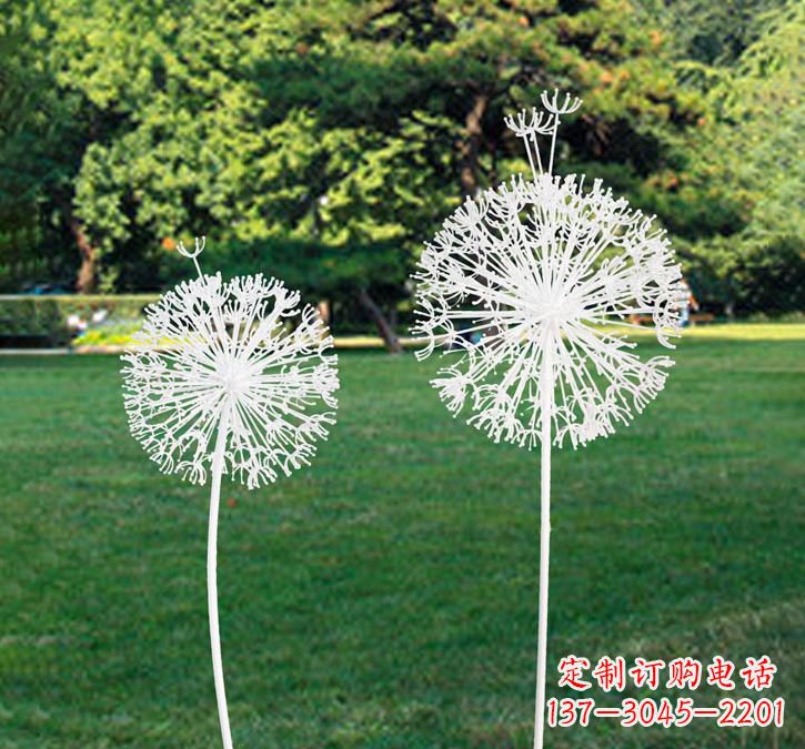 南京不锈钢镂空蒲公英雕塑精美绝伦