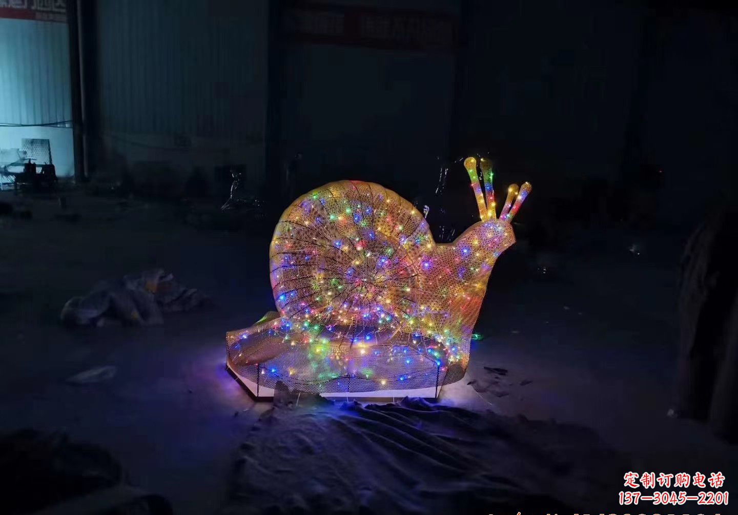 南京不锈钢镂空蜗牛雕塑222