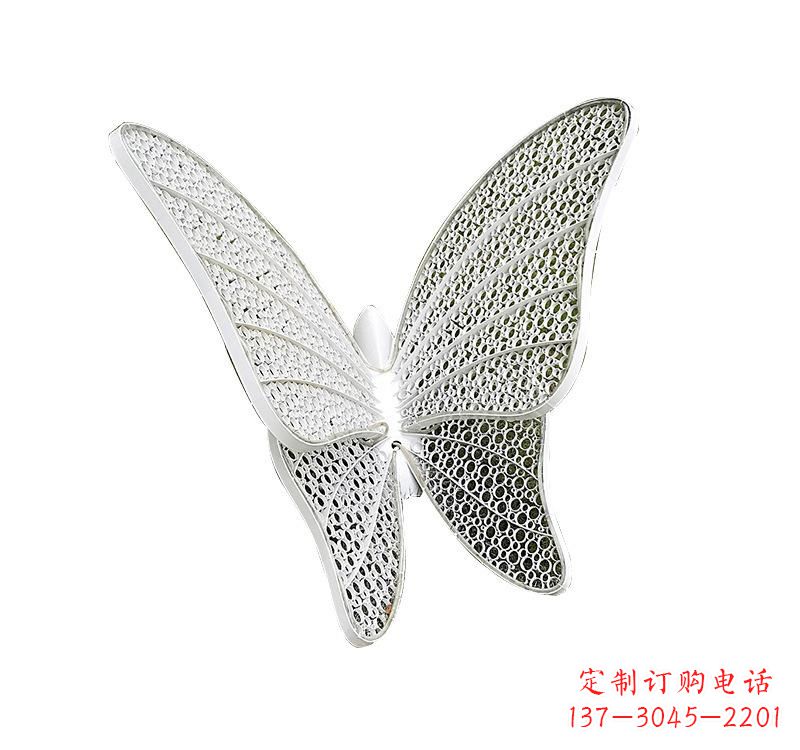 南京不锈钢绿地蝴蝶雕塑