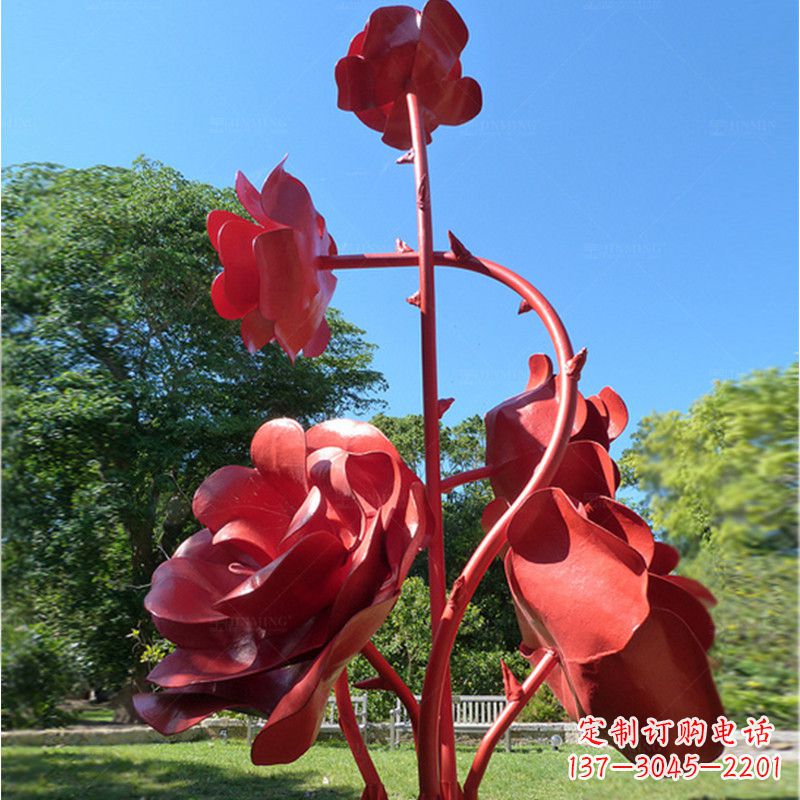 南京玫瑰雕塑艺术的精美表达