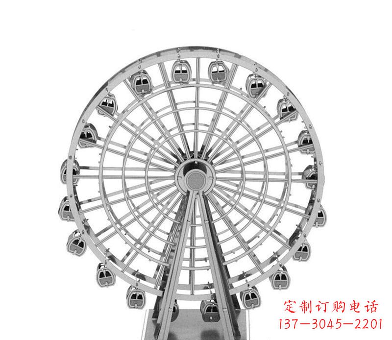 南京不锈钢摩天轮雕塑引领城市风采