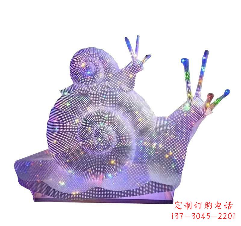 南京不锈钢母子蜗牛雕塑