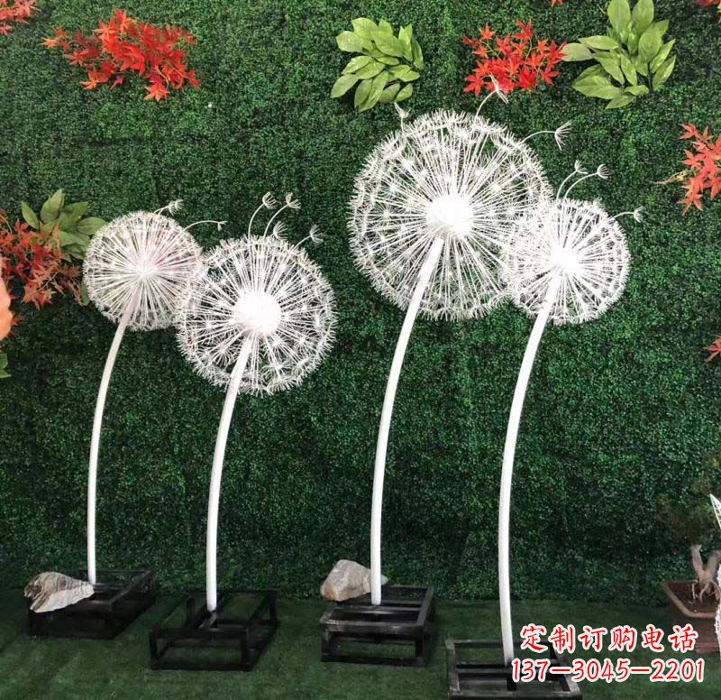 南京不锈钢蒲公英雕塑1