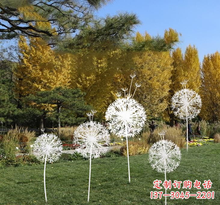 南京不锈钢蒲公英景观雕塑艺术与美的完美结合