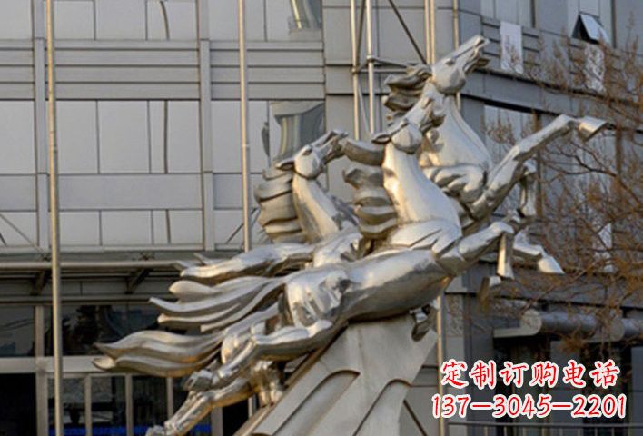南京不锈钢马雕塑——精致的艺术瑰宝