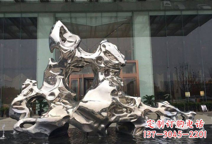 南京不锈钢企业太湖石雕塑