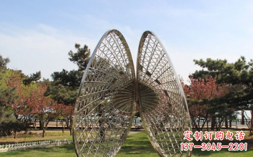 南京扇贝雕塑给公园带来清新之美