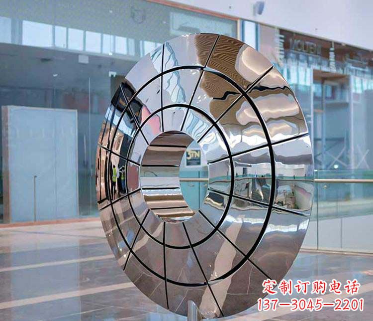 南京不锈钢商场圆环