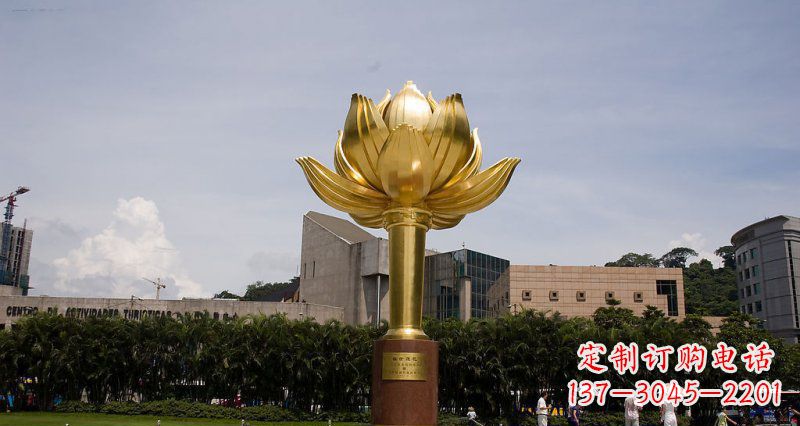 南京不锈钢莲花雕塑——精美的艺术品
