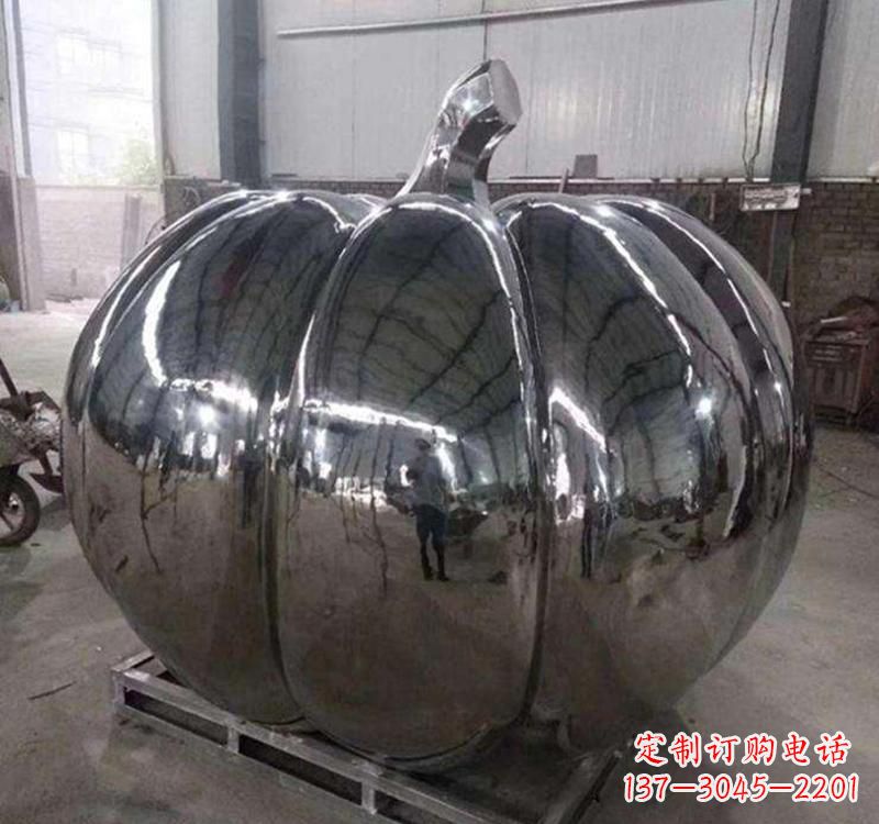 南京不锈钢蔬菜南瓜雕塑