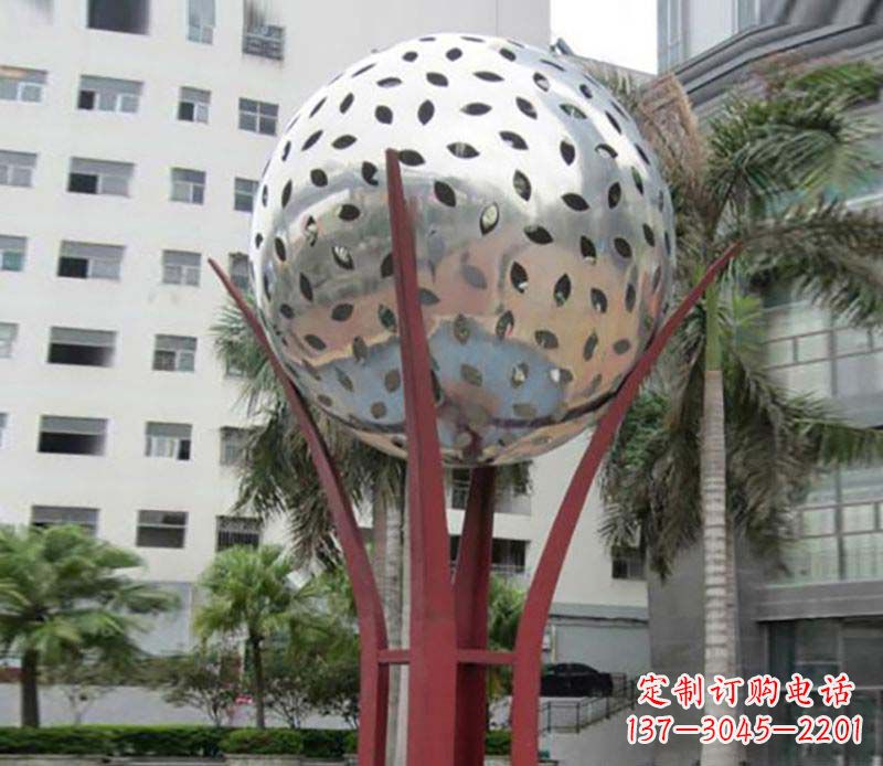 南京镂空树叶雕塑——给校园景观增添灵动之美