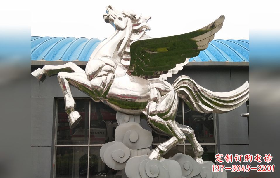南京不锈钢飞马雕塑艺术的精髓