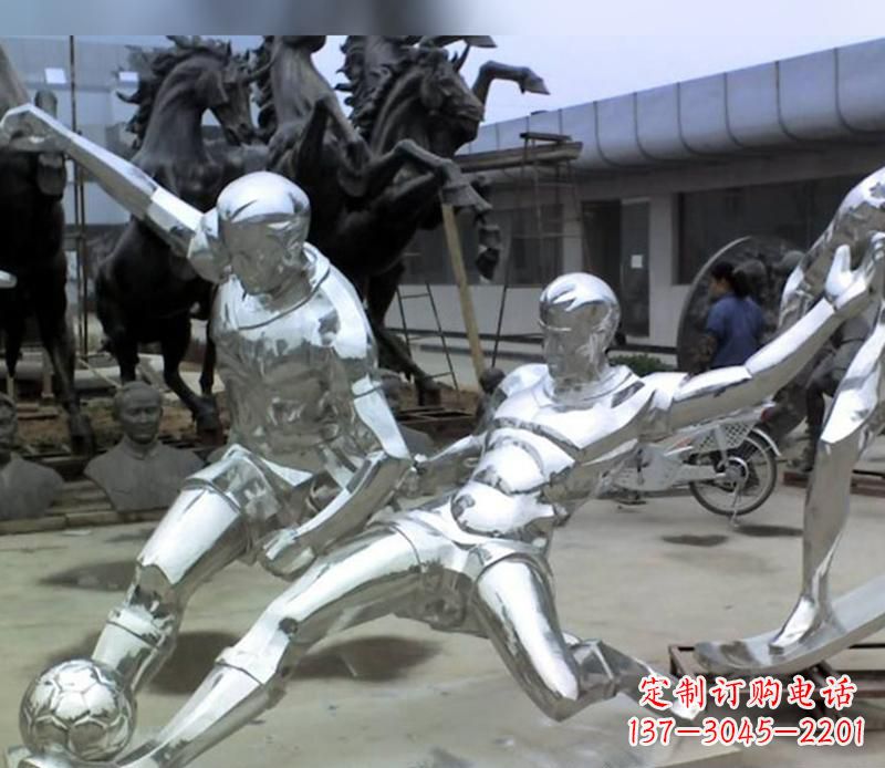 南京足球运动雕塑