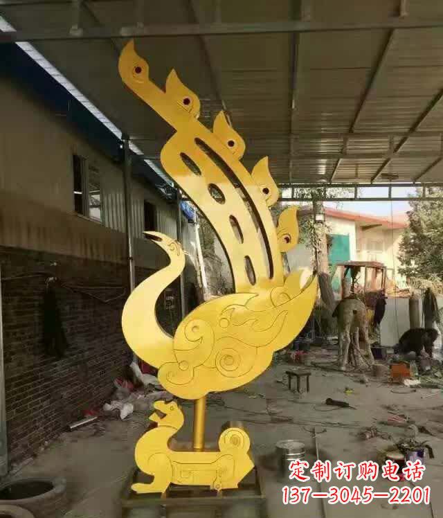 南京不锈钢铁艺凤凰雕塑