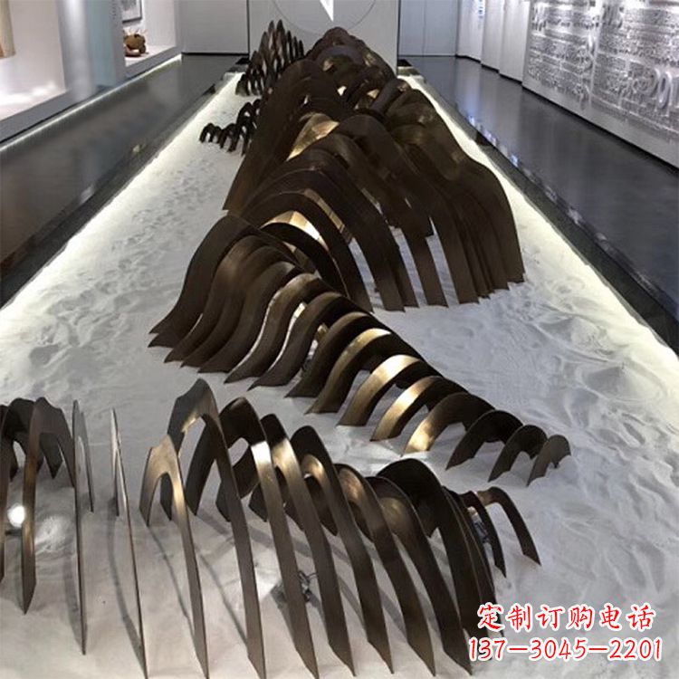 南京不锈钢铁艺假山雕塑让自然风景回归