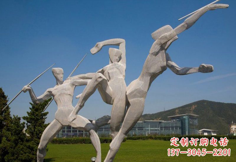 南京不锈钢标枪雕塑象征勇气和力量