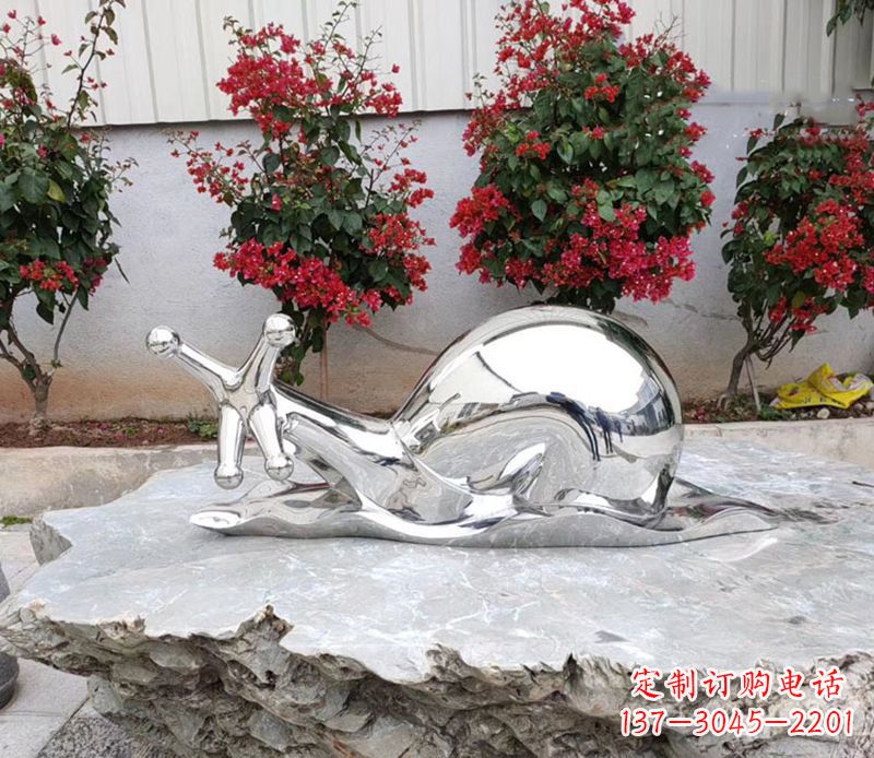 南京不锈钢蜗牛雕塑