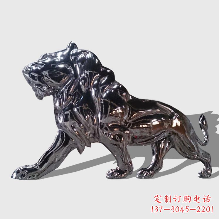 南京不锈钢西洋狮子雕塑
