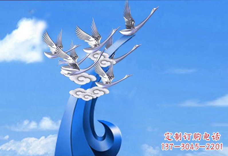 南京不锈钢仙鹤美化环境