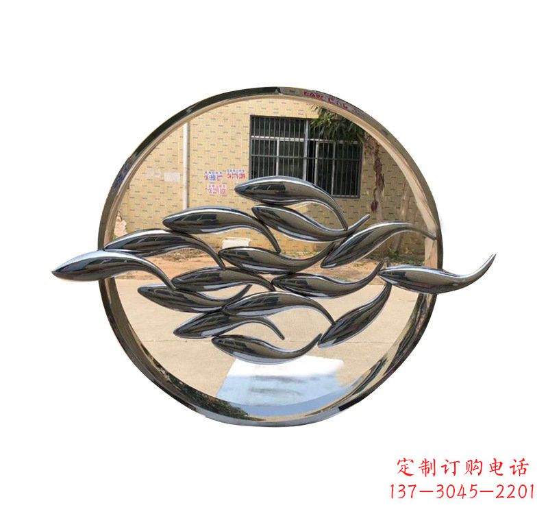 南京不锈钢圆环雕塑精美完美的艺术之作
