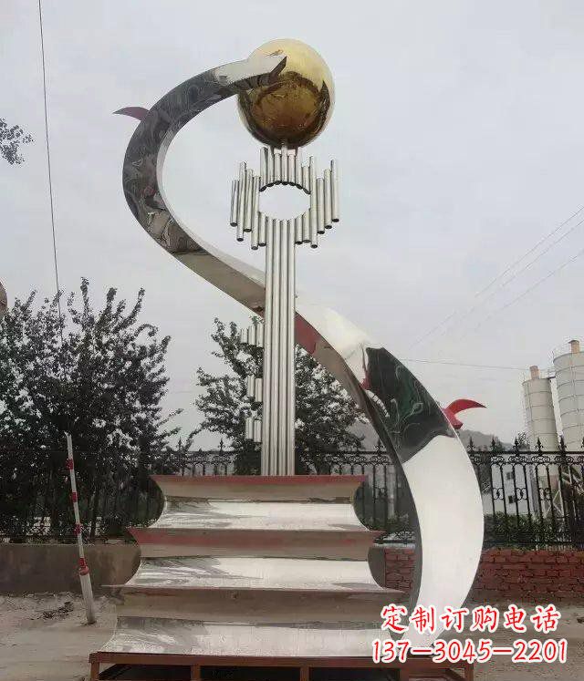 南京书籍雕塑重新定义不锈钢校园