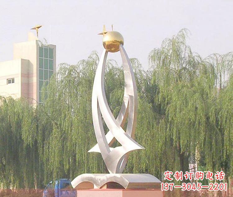 南京铭记校园美好——不锈钢书籍雕塑