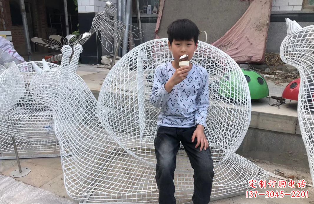 南京精美不锈钢蜗牛雕塑