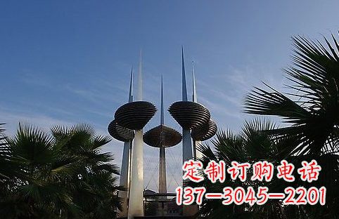 南京不锈钢避雷针雕塑精致静谧的安全保护