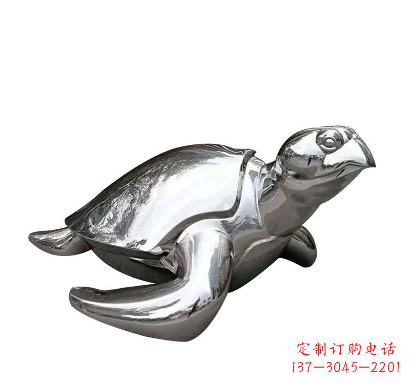南京不锈钢园林动物海龟雕塑