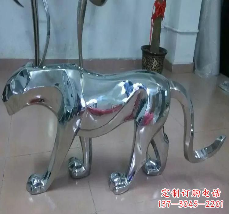 南京不锈钢园林老虎雕塑