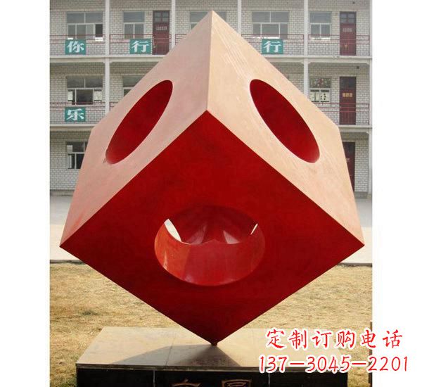 南京不锈钢园林魔方雕塑