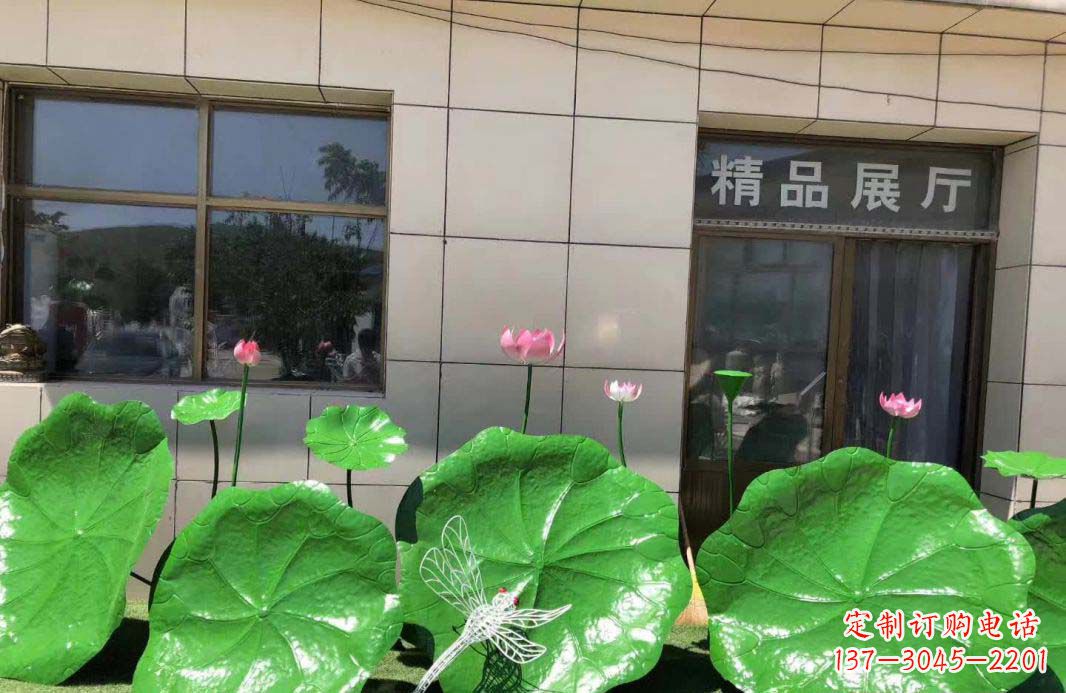 南京不锈钢荷叶雕塑艺术性与美感的完美结合