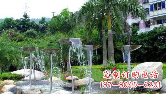 南京不锈钢喷泉雕塑——艺术之美