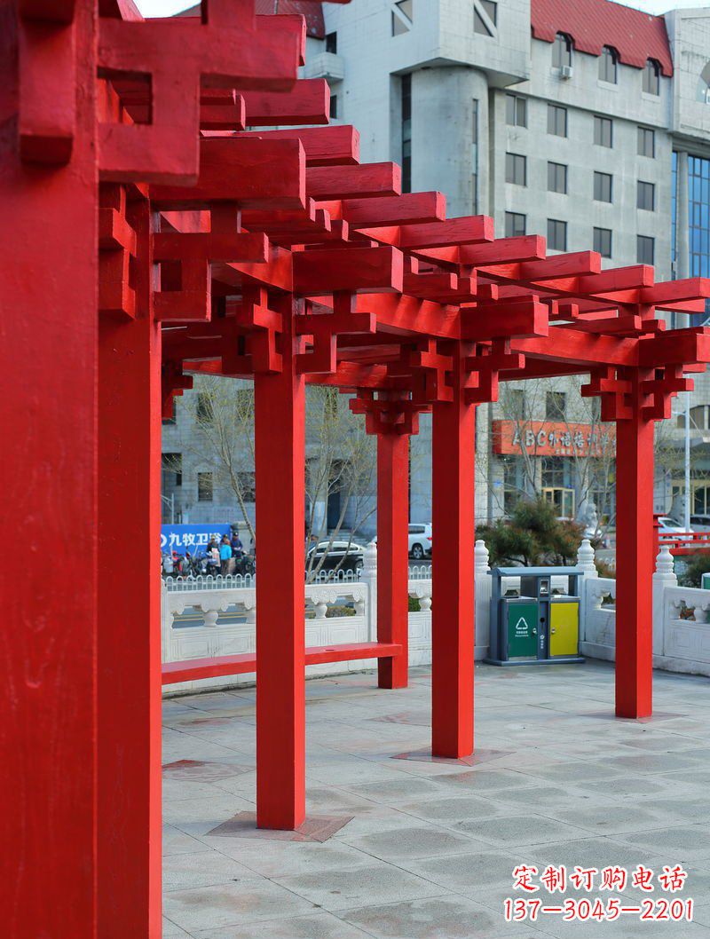 南京不锈钢长廊公园景观雕塑