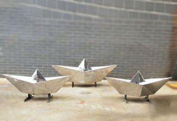 南京不锈钢元宝雕塑精致的艺术品
